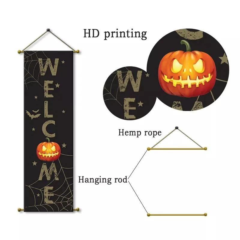 Art Wood Home Decor LED Lights Hanger Poster Frame LED Scroll Poster Wall Hanging Wooden Frame Poster