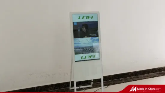 Pantalla comercial de vídeo portátil de 49 pulgadas, quiosco de reproductor multimedia, reproductor Digital LCD plegable para restaurante